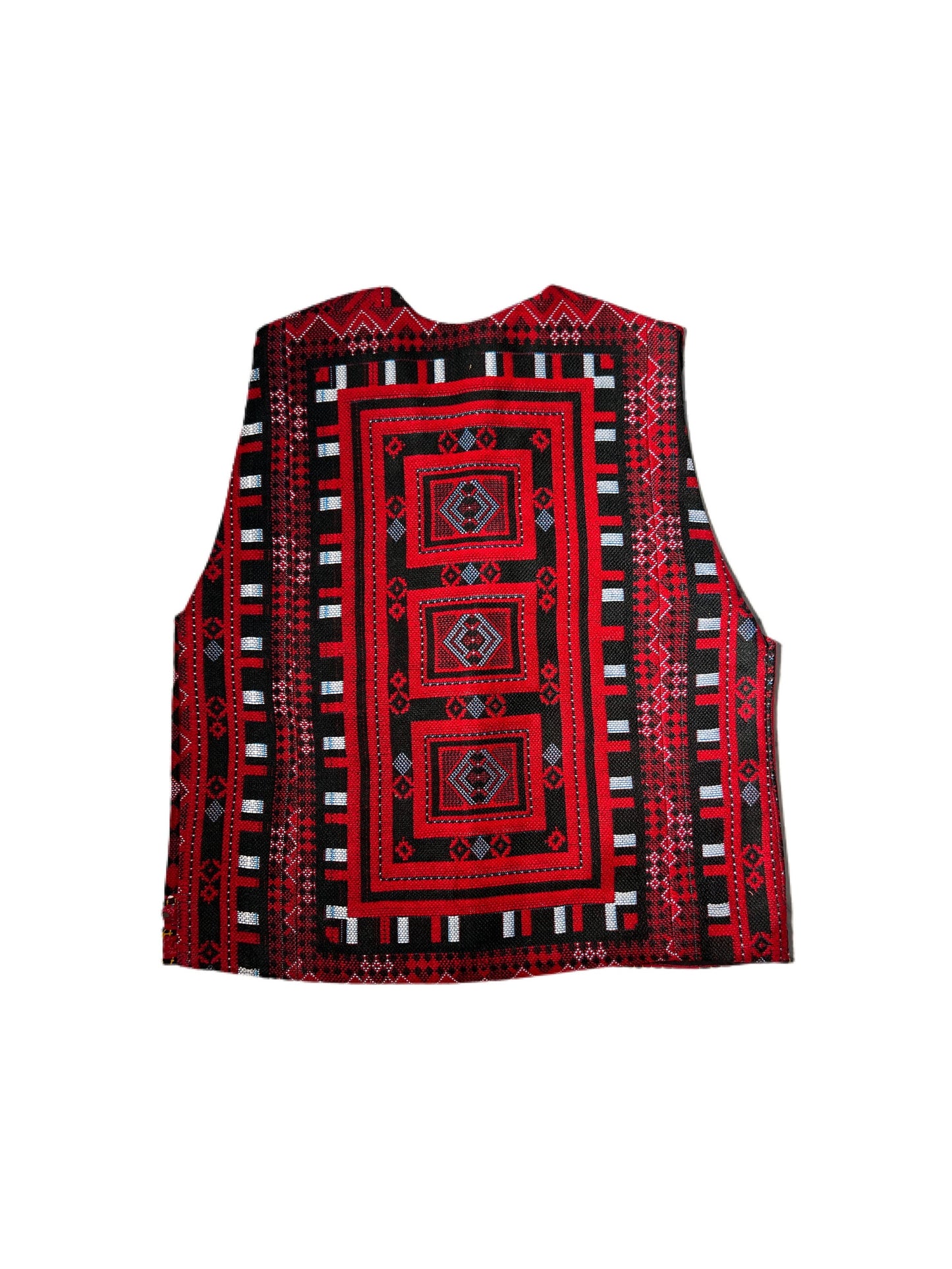 Kids/Xtra Small Ethnic Afghan Waistcoat -Boho/Bohemian/Vintage